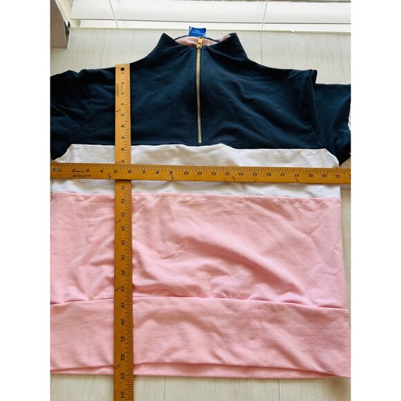 Addison Bay Women's Medium Varsity 1/4 Zip Pullover - Picture 10 of 12